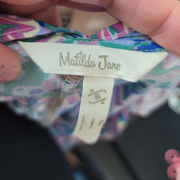 MATILDA JANE 'In The Maze' Cap Sleeve Top - Picture 7 of 8